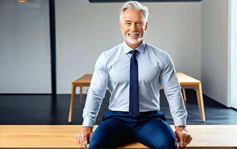 전립선 건강을 위한 예방 운동 - **Image Prompt 1: Discreet Kegel Exercises for Prostate Health**
    A man in his late 40s to early ...